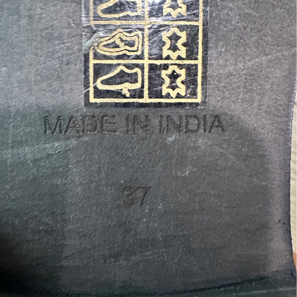 Free People Toe Ring Sandals Size EU 37 / U.S. 6.5-7 Black - Picture 6 of 9